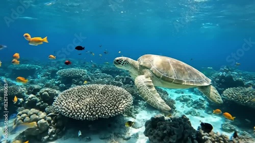 Lush Rainforest Canopy Dynamic aerial and underwater footage showcasing the pristine, untouched biodiversity of a remote tropical island. Begin with a sweeping drone shot revealing the island's lush,