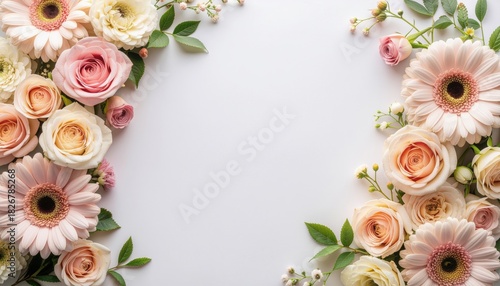 Wallpaper Mural Delicate floral arrangement studio setting photography soft light environment close-up viewpoint beautiful botanical concept for event decoration and celebrations Torontodigital.ca