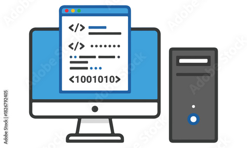 Web Development, Chatbot, and Mobile App Vector Illustrations: Programming, Customer Support, and Digital Life Graphics