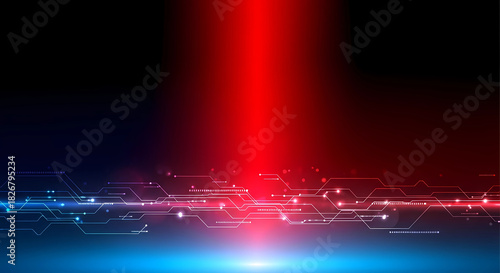 abstract red background, A vertical glowing gradient background in shades of black, red and blue for modern technological, abstract digital or futuristic interfaces