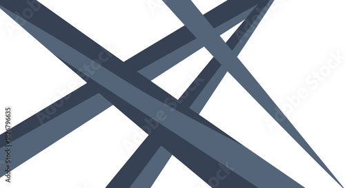 Abstract geometric composition with intersecting dark blue lines.