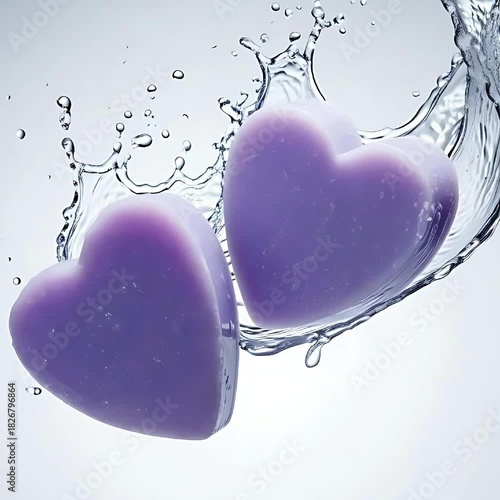 heart in water
