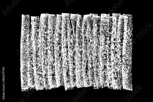 Chalk white texture on black background. Grunge texture background. Abstract vintage distressed design with rough, dirty, weathered, worn, scratched marks.