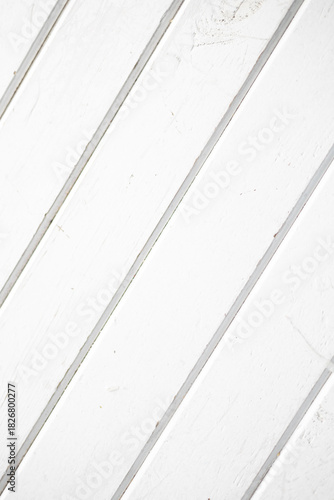 White painted floor in the room