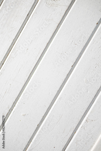 White painted floor in the room