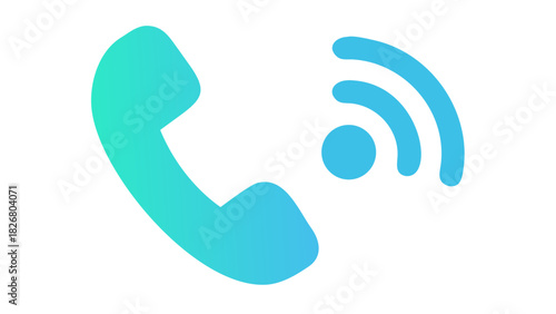 Icon of a phone receiver representing customer support and communication