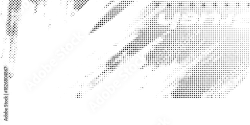 Halftone triangle dots. Triangle halftone pattern. Modern creative trendy design in vector illustration
