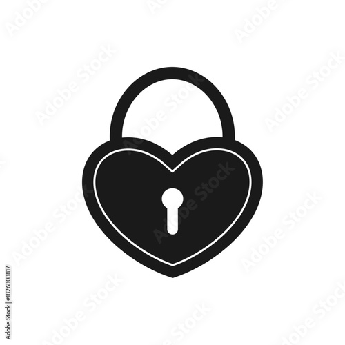 Locked Heart: This image captures a heart-shaped lock, symbolizing love, security, and the enduring strength of unbreakable bonds.