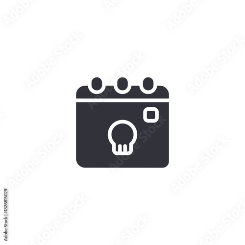 A calendar icon showing a cupcake, representing celebrations, birthdays, special occasions, party events, or festive moments planned on specific dates.