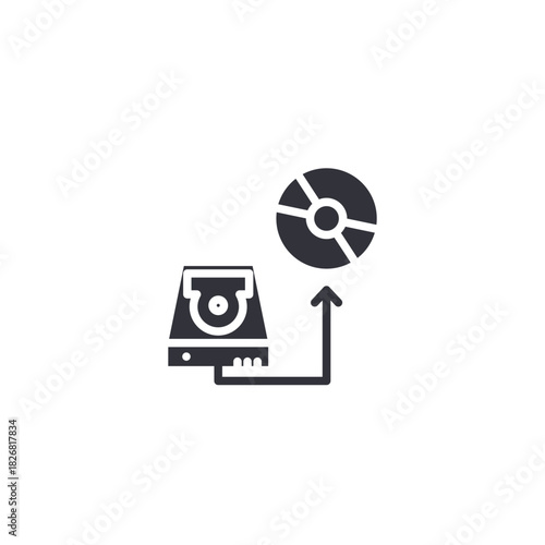 A cloud connected to two devices, illustrating synchronized storage, multi-device access, secure cloud connectivity, and real-time data updates.