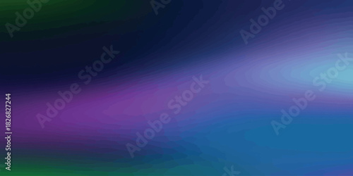 Abstract Gradient Background Blue, Purple, Green Hues
