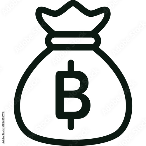 Clean flat finance and banking icon set featuring credit cards, wallet, shield, money bags, stacked coins, banknotes, receipts, financial documents, safe box, banks, cloud download, and savings jars