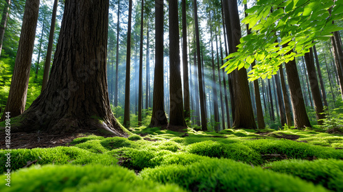 Lush Green Eco-Forest with ...