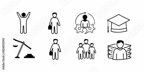 A collection of hand-drawn doodle-style medical and healthcare icons, including a stethoscope, ambulance, and heart symbol, isolated on a white background