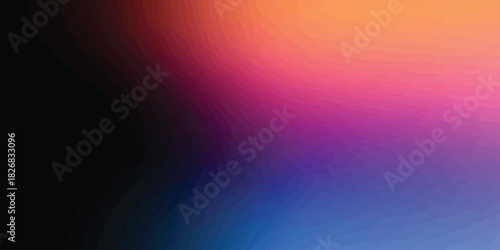 Spectrum Harmony Abstract Gradient of Warm and Cool Colors