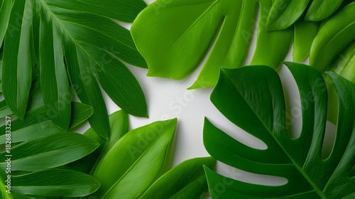 Top View of Green Tropical ...