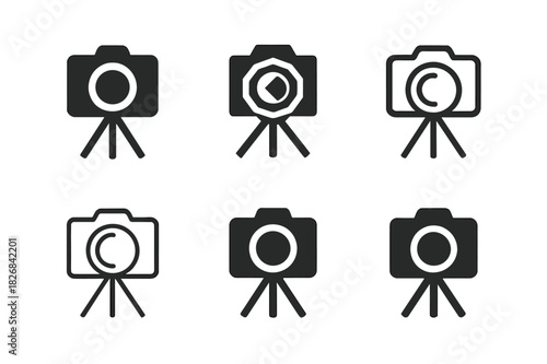 Traditional Cuisine Icons. Food culture and traditional cuisine photography. Icon set. Set Logo of food culture and traditional cuisine photography: