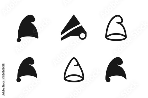 Revolution Icon Variations. famous historical revolutions. Icon set. Set Logo of famous historical revolutions: liberty cap icon. harmonious logo variations of