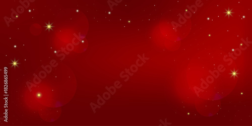 Christmas Red background vector illustration, Christmas  elements.