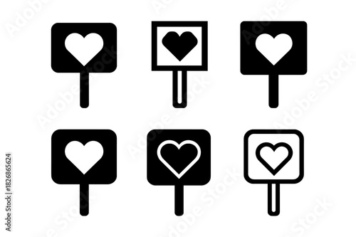 Social Change Icons. Community leaders and activists working toward social change. Icon set. Set Logo of Community leaders and activists working toward social