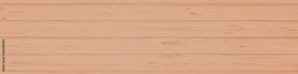 Naklejka premium light brown wooden plank surface with horizontal lines and subtle wood grain texture.