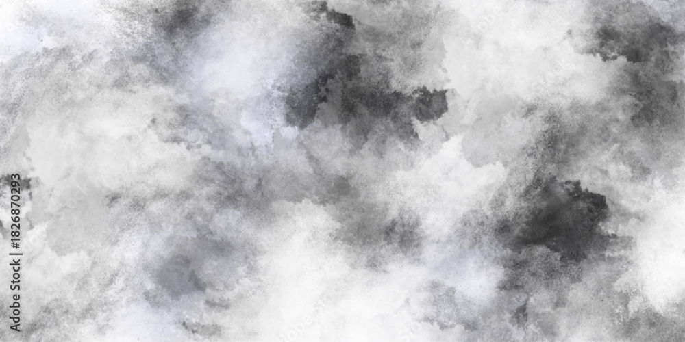 Fototapeta premium Watercolor bacbalck watercolor painting textured design on white paper background, banner, kground, art abstract surfpaper background, banner, backdrop, template, poster,ace gray,