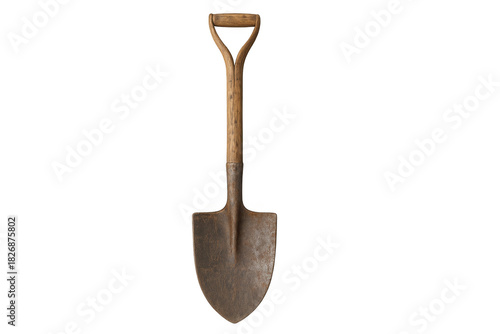 Wallpaper Mural Rusty old garden shovel with wooden handle Torontodigital.ca
