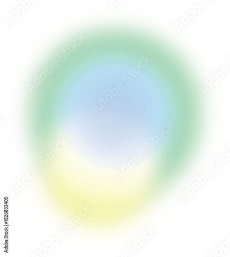 Pastel green blue glow background