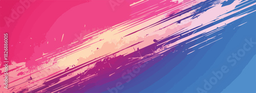 鮮やかなグラデーションとインクのテクスチャが印象的な抽象的な背景デザイン