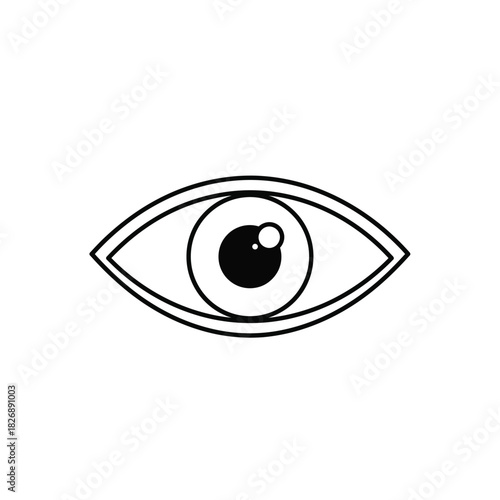 A human eye vector