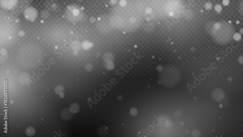 Soft bright snowflakes background.