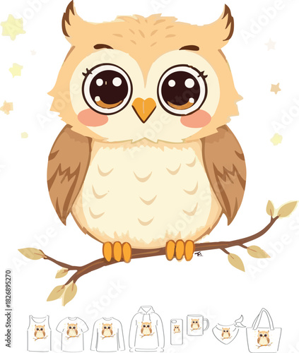 owl, picture, clipart, drawing, illustration