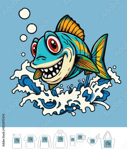 picture, clipart, drawing, illustration, Fish