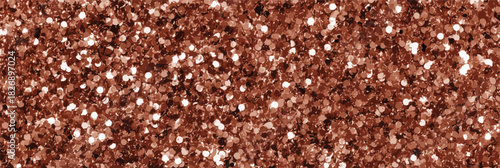 반짝이는 구릿빛 갈색 글리터 배경 텍스처로 화려하고 축제 분위기를 연출하는 추상적인 패턴입니다.