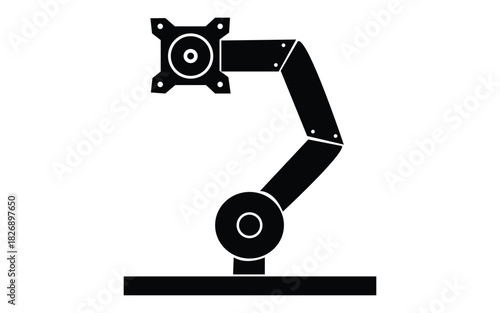 Single monitor arm desk mount adjustable stand equipment display computer