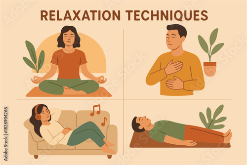 Mindful relaxation practices for stress relief and wellbeing
