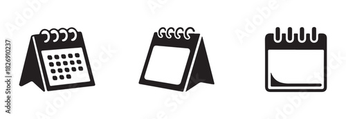 Schedule icon symbol, time management, .appointment schedule flat icon icon, vector illustration EPS 10.