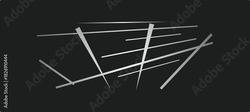 abstract geometric linear pattern background, intersecting transparent lines forming minimal composition symbolizing balance, clarity, and digital creativity