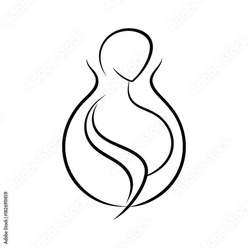 Pregnancy Maternity Symbol Illustration