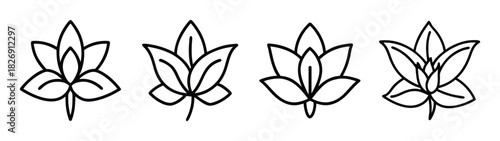Floral design elements vector illustration for graphic design and decoration and patterns use