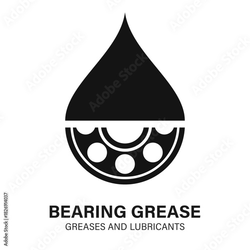 Bearing grease web icon