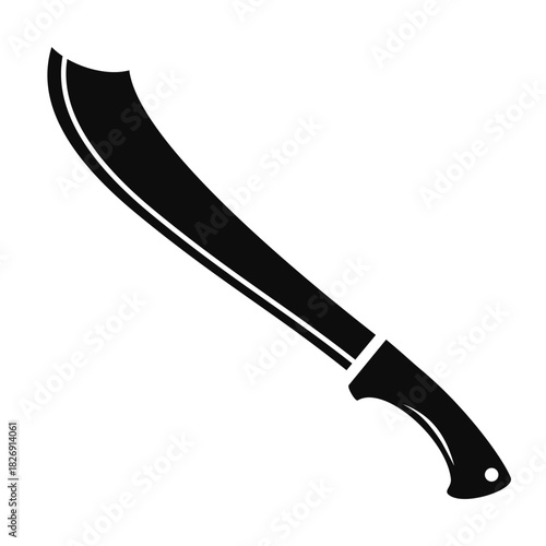 Machete blade vector icon