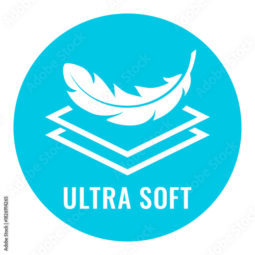 Ultra soft tissue paper vector icon