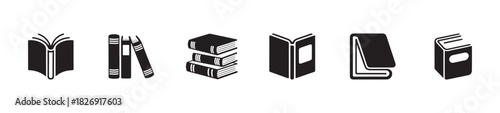 Book icon vector,  book icon collection for school, education, science, education signs and symbols. vector illustration EPS 10.