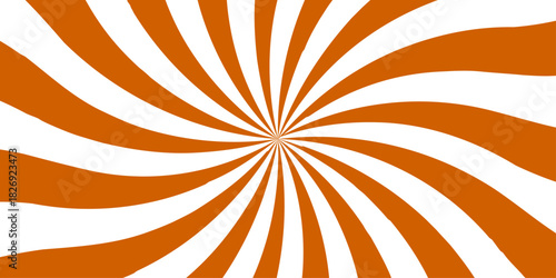  Radial hypnotic spirals with Vintage beam sunburst texture.  Summer sunny and radial sunrise or sunset light retro design. Sunrise sunbeam element spiral striped illustration sunray template.