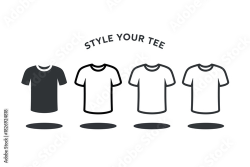Style your tee by choosing from a variety of t-shirt designs and colors for personalization.