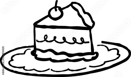 Coquette Cake with Bow with Cherry