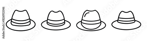 Illustration of abstract nail art designs for manicure and pedicure fashion trends and styles