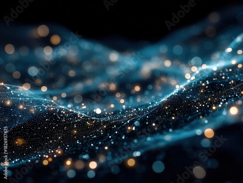 Blue technology background