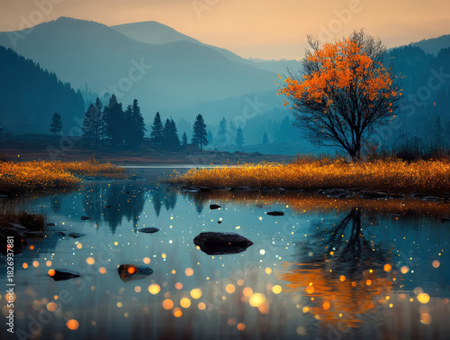 Blurred nature background